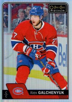 2016-17 O-Pee-Chee Platinum - Rainbow #18 Alex Galchenyuk Front