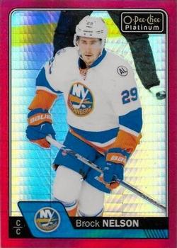 2016-17 O-Pee-Chee Platinum - Red Prism #17 Brock Nelson Front