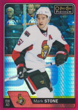 2016-17 O-Pee-Chee Platinum - Red Prism #19 Mark Stone Front