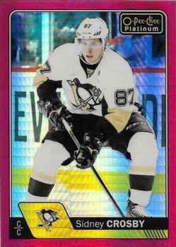 2016-17 O-Pee-Chee Platinum - Red Prism #25 Sidney Crosby Front