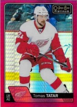 2016-17 O-Pee-Chee Platinum - Red Prism #52 Tomas Tatar Front