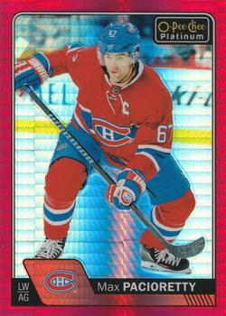 2016-17 O-Pee-Chee Platinum - Red Prism #70 Max Pacioretty Front