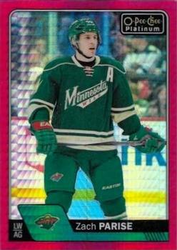 2016-17 O-Pee-Chee Platinum - Red Prism #88 Zach Parise Front