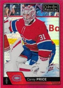 2016-17 O-Pee-Chee Platinum - Red Prism #125 Carey Price Front