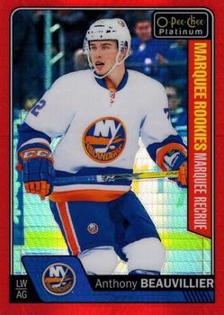 2016-17 O-Pee-Chee Platinum - Red Prism #171 Anthony Beauvillier Front
