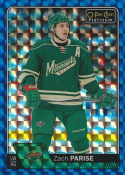 2016-17 O-Pee-Chee Platinum - Royal Blue Cubes #88 Zach Parise Front