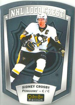 2016-17 O-Pee-Chee Platinum - NHL Logo Crest Die Cuts #NHLLD-10 Sidney Crosby Front