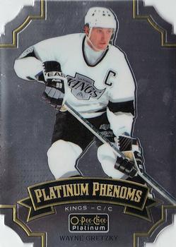 2016-17 O-Pee-Chee Platinum - Platinum Phenoms Die Cuts #OPP-WG Wayne Gretzky Front