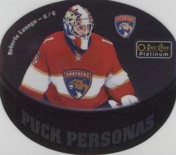2016-17 O-Pee-Chee Platinum - Puck Personas Die Cuts #PP-5 Roberto Luongo Front