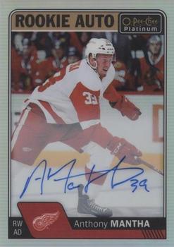 2016-17 O-Pee-Chee Platinum - Rookie Autographs Rainbow #R-AN Anthony Mantha Front