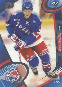 2004-05 Extreme Kitchener Rangers (OHL) #16 Kevin Henderson Front