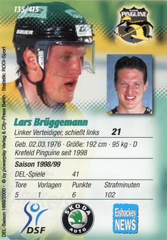 1999-00 Powerplay DEL (German) #135 Lars Bruggemann Back