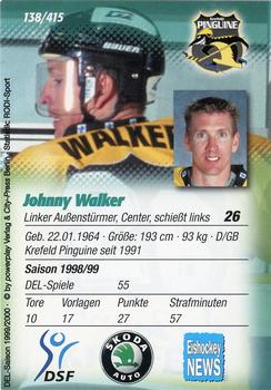 1999-00 Powerplay DEL (German) #138 John Walker Back