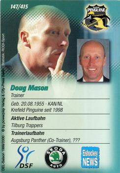 1999-00 Powerplay DEL (German) #147 Doug Mason Back