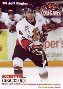 2008-09 Northern Health Prince George Cougars (WHL) #NNO Jeff Regier Front