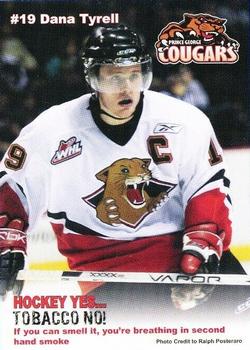 2008-09 Northern Health Prince George Cougars (WHL) #NNO Dana Tyrell Front