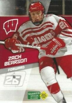 2007-08 Quaker Steak and Lube Wisconsin Badgers (NCAA) #NNO Zach Bearson Front