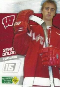 2007-08 Quaker Steak and Lube Wisconsin Badgers (NCAA) #NNO Sean Dolan Front