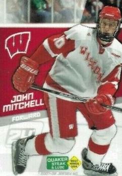 2007-08 Quaker Steak and Lube Wisconsin Badgers (NCAA) #NNO John Mitchell Front