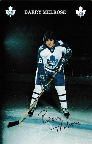 1981-82 Toronto Maple Leafs Postcards #NNO Barry Melrose Front