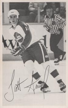 1981-82 Winnipeg Jets #1 Scott Arniel Front
