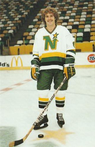1982-83 Minnesota North Stars Postcards #NNO Mike Eaves Front