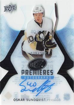 2016-17 Upper Deck Ice - Ice Premieres Autographs #IPA-OS Oskar Sundqvist Front