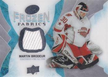 2016-17 Upper Deck Ice - Frozen Fabrics #FF-MB Martin Brodeur Front