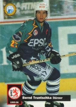 1995-96 IHA DEL (German) #96 Bernd Truntschka Front