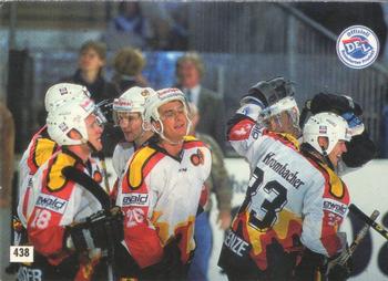 1995-96 IHA DEL (German) #438 Andreas Niederberger Back