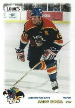 1999-00 Grandstand Austin Ice Bats (WPHL) #1 Andy Ross Front