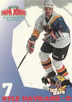 1997-98 Papa John's Austin Ice Bats (WPHL) #NNO Kyle Haviland Front