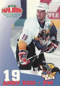 1997-98 Papa John's Austin Ice Bats (WPHL) #NNO Andy Ross Front