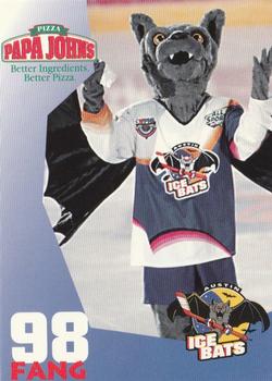 1997-98 Papa John's Austin Ice Bats (WPHL) #NNO Fang Front