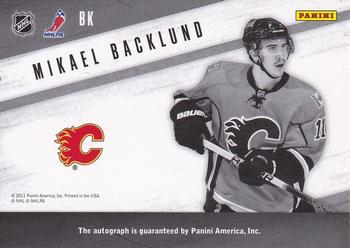 2011-12 Panini Pinnacle - Zenith Yours Truly Update #BK Mikael Backlund Back