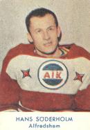1958-59 Alfa Ishockey (Swedish) #656 Hans Soderholm Front