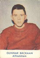 1958-59 Alfa Ishockey (Swedish) #657 Gunnar Backman Front