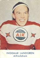 1958-59 Alfa Ishockey (Swedish) #661 Ingemar Landgren Front
