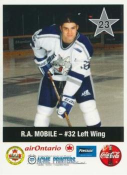 1999-00 Sudbury Wolves (OHL) Police #23 R.A. Mobile Front