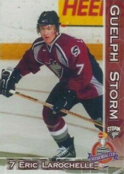 2001-02 M&T Printing Guelph Storm (OHL) Memorial Cup #5 Eric Larochelle Front
