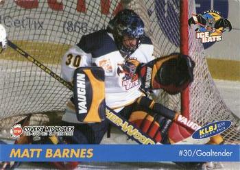 2004-05 Austin Ice Bats (CHL) #NNO Matt Barnes Front