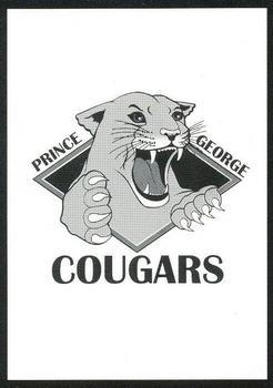 2007-08 Prince George Cougars (WHL) #NNO Header Card Back