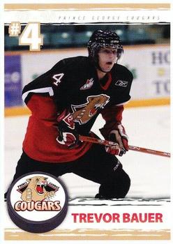 2007-08 Prince George Cougars (WHL) #NNO Trevor Bauer Front