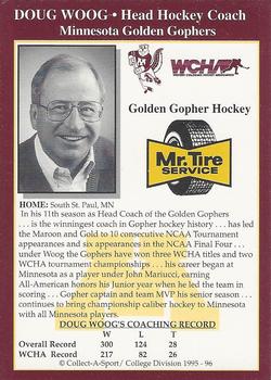 1995-96 Minnesota Golden Gophers (NCAA) #NNO Doug Woog Back