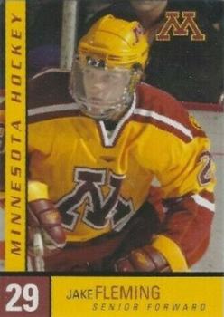 2004-05 Minnesota Golden Gophers (NCAA) #NNO Jake Fleming Front