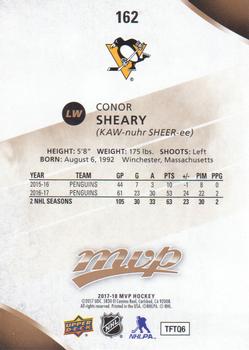 2017-18 Upper Deck MVP #162 Conor Sheary Back