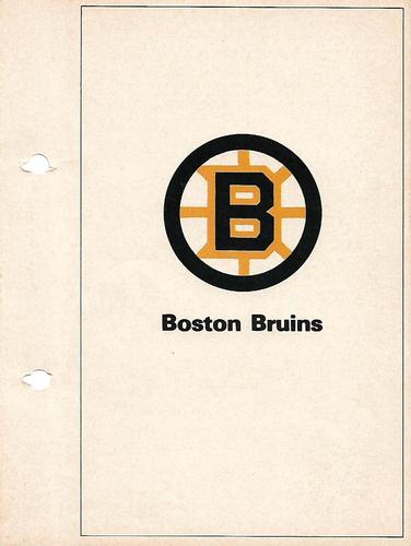 1971-72 Toronto Sun NHL Action Players #NNO Boston Bruins Front