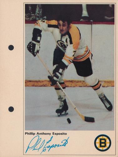 1971-72 Toronto Sun NHL Action Players #NNO Phillip Anthony Esposito Front
