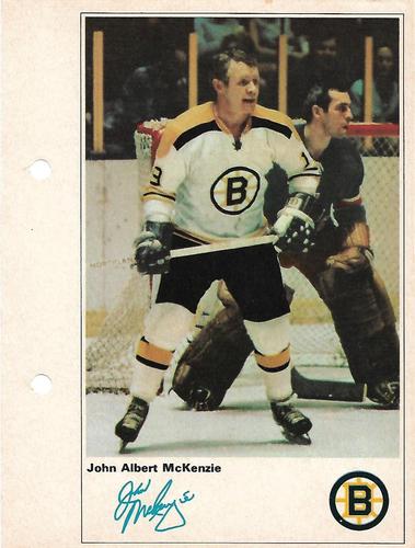 1971-72 Toronto Sun NHL Action Players #NNO John Albert McKenzie Front