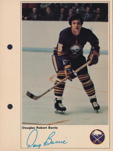 1971-72 Toronto Sun NHL Action Players #NNO Douglas Robert Barrie Front